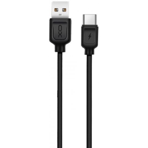 Кабель синхронізації даних XO Type-C NB36 2.1A/1m Black (NB36-TC-1-BK)
