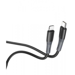 Кабель синхронізації даних XO PD Type-C to Lightning NBQ226A 27W 1m Black (NBQ226A-TC-1-BK)