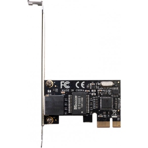 Мережева карта LAN
 Frime PCI-E x1 Gigabit Ethernet RTL8111C (NCF-GbLanRTL02.LP) дешево