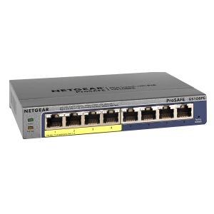 Коммутатор локальної мережі (Switch) Netgear GS108PE-300EUS