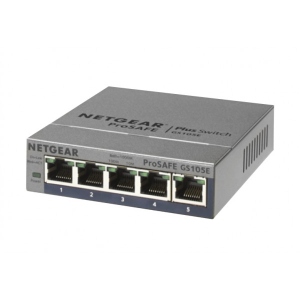 Коммутатор локальної мережі (Switch) Netgear GS105E-200PES в каталозі