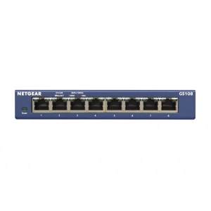 асортимент Коммутатор локальної мережі (Switch) Netgear GS108GE