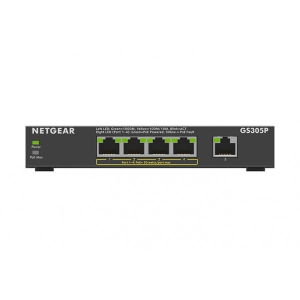Коммутатор локальної мережі (Switch) Netgear GS305P-200PES офіційний магазин