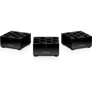 Маршрутизатор інтернет WiFi6 Netgear Nighthawk MK63 AX1800 WiFi 6, MESH, 1xGE LAN, 1xGE WAN 3 шт. (MK63-100PES)