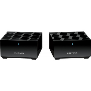 Маршрутизатор інтернет WiFi6 Netgear Nighthawk MK62 AX1800 WiFi 6, MESH, 1xGE LAN, 1xGE WAN 2 шт. (MK62-100PES)