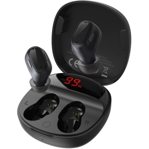Навушники вкладиші бездротові TWS Baseus WM01 Plus TWS Black (NGWM010001)