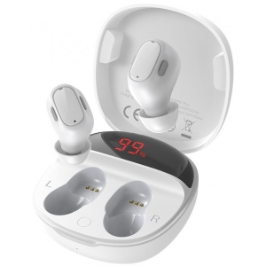 Навушники вкладиші бездротові TWS Baseus WM01 Plus TWS White (NGWM010002)