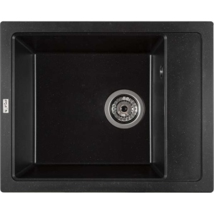 Мийка кухонна Ventolux Nika (Black Quartz) 525x425x205
