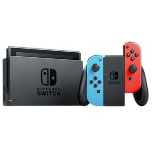 Ігрова приставка портативна Nintendo Switch (Neon Blue/Red)