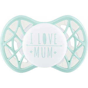 Симетрична пустушка Nuvita Air55 Cool 0m + "I Love Mum" М'ятний (NV7065SG)