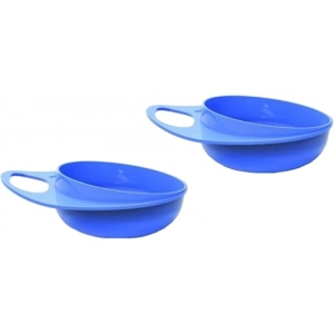 Набір тарілок для малюка Nuvita глибока і дрібна, 2 шт. синій (NV8461Blue)