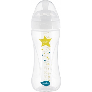 Пляшка для годування Nuvita Антиколікова Mimic Collection 330 мл White (NV6051BIANCO)