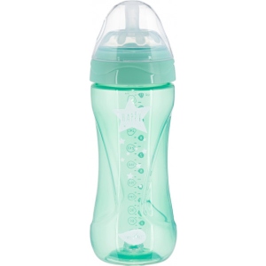 Пляшка для годування Nuvita Антиколікова Mimic Cool 330 мл Green (NV6052GREEN)