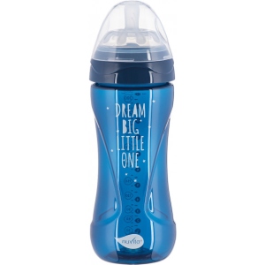 Пляшка для годування Nuvita Антиколікова Mimic Cool 330 мл Dark Blue (NV6052NIGHTBLUE)