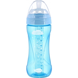 Пляшка для годування Nuvita Антиколікова Mimic Cool 330 мл Blue (NV6052SKY)