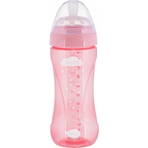 Пляшка для годування Nuvita Антиколікова Mimic Cool 330 мл Pink (NV6052PINK)