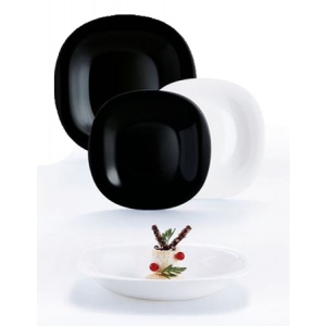 Столовий сервіз Luminarc Carine Black&White 18 пр. (N1489)