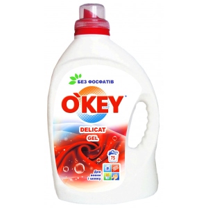 Гель для прання O'key Delicat, 3 л
