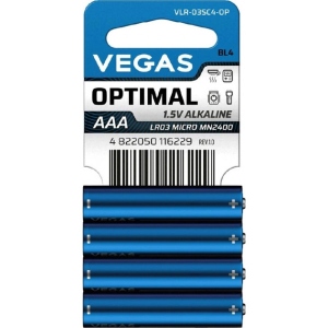 Батарейка тип AAA Vegas VLR-03SC4-OP