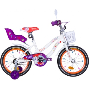 Двоколісний велосипед Formula 20 '' Flower Premium рама-13 '' 2021 White / Orange (OPS-FRK-20-134) купити в Україні
