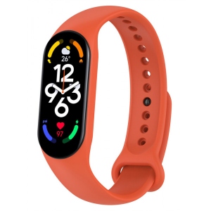 Ремінець для фітнес-браслету BeCover for Xiaomi Mi Smart Band 7 Orange (707482)
