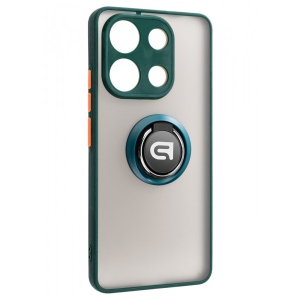 Чохол для смартфону Armorstandart Frosted Matte Ring for Xiaomi Redmi Note 13 4G Dark Green (ARM75442)