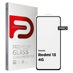 Захисне скло для смартфону Armorstandart Pro for Xiaomi Redmi 13 4G Black (ARM78248)