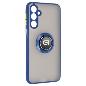 Чохол для смартфону Armorstandart Frosted Matte Ring for Samsung A25 5G (A256) Navy Blue (ARM73765)