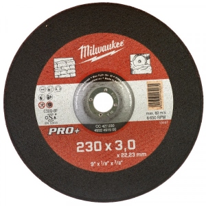 Диск шліфувальний по каменю Milwaukee CC 42/230х3 PRO+ (4932451500)