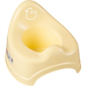 Горщик дитячий Tega Baby Каченя з музикою Світло-жовтий (PO-072-132)