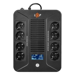 Джерело безперебійного живлення LogicPower LP-UL800VA-8PS (LP16161)
