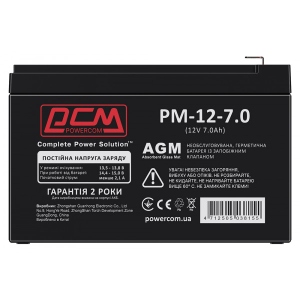 Акумулятор для ДБЖ Powercom PM-12-7.0