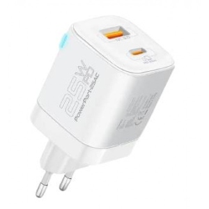 Мережевий зарядний пристрій Promate powerport-25ac.white