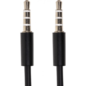 Кабель 3.5 мм -3.5 мм PowerPlant 3.5 мм 4 pin mini jack AUX 1.2 m (CA913053)