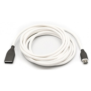 Кабель PowerPlant USB-microUSB 2m White (CA910731)