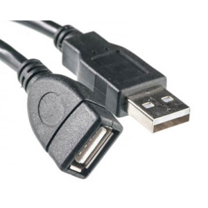 Переходнік USB-C - USB PowerPlant USB2.0 (AF)-USB2.0 (AM) 0.1m Black (KD00AS1209)