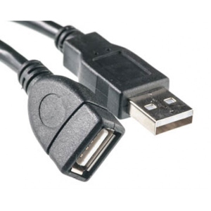 Кабель USB type A - USB type A PowerPlant USB 2.0 AF – AM 1.5 м (KD00AS1189)
