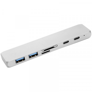 Хаб USB PowerPlant USB Type-C - HDMI 4K USB 3.0 (CA911684)