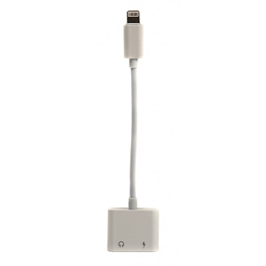 Уцінка - Перехідник аудіо PowerPlant Audio 3.5 мм - Lightning (CA910427) #