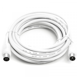 Кабель-подовжувач для антен PowerPlant AV 1.5 m White (CA911950)