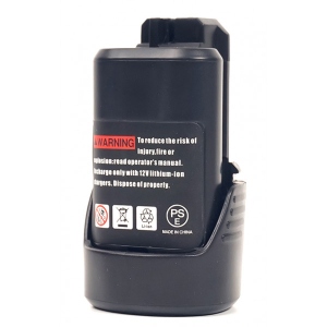 Акумулятор для електроінструментів PowerPlant Bosch GD-BOS-10.8(B) 12V 2Ah Li-Ion (DV00PT0002)