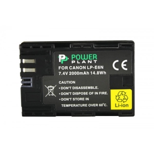 Акумулятор для фотокамери PowerPlant Canon LP-E6N 2000mAh (DV00DV1405)