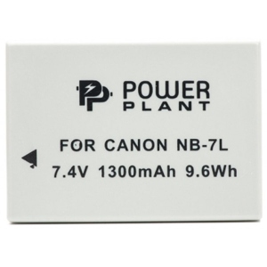 Акумулятор для фотокамери PowerPlant Canon NB-7L 1300mAh (DV00DV1234)