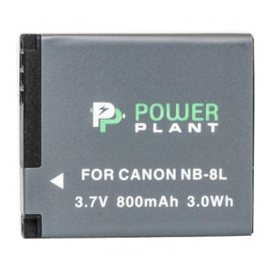 Акумулятор для фотокамери PowerPlant Canon NB-8L 800mAh (DV00DV1256)