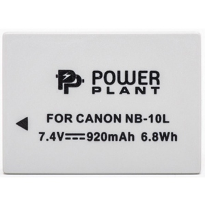 Акумулятор для фотокамери PowerPlant Canon NB-10L 920mAh (DV00DV1302)
