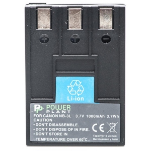 Акумулятор для фотокамери PowerPlant Canon NB-3L 1000mAh (DV00DV1005)