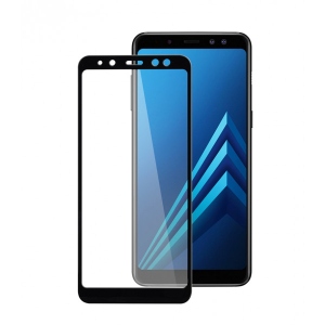 Захисне скло для смартфону PowerPlant Full Screen for Samsung Galaxy A8+ (2018) Black (GL605439) купити в Києві