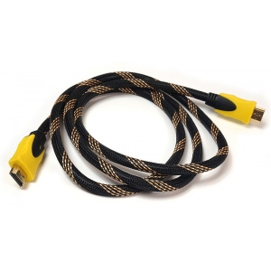 Кабель HDMI PowerPlant HDMI - HDMI 1.5m Nylon (KD00AS1177)