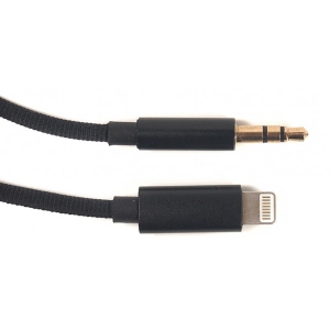 Перехідник аудіо PowerPlant Lightning - AUX (M) (A910533)