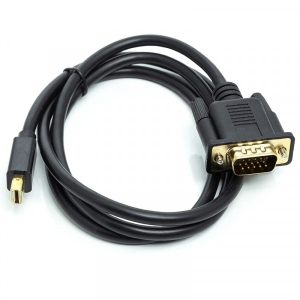 Перехідник Mini Display Port-VGA PowerPlant Mini Display Port Male to VGA Male (CA911998)